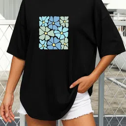 SZN Women Floral Printed T-shirt-image-42