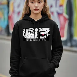 BENNY BROOKS Women Printed Hooded Sweatshirt-image-68