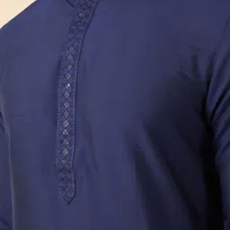 Diwas by Manyavar Men Solid Festive Straight Kurta image 2
