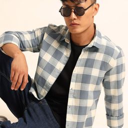 Bushirt Men Classic Checked Casual Shirt-picture-41
