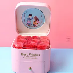 Peora Pink Set of 1 Regular Jewellery Organiser Organisers-image-88