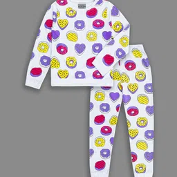 UNICORNS Kids Printed Cotton T-Shirt & Joggers Night suit-picture-11