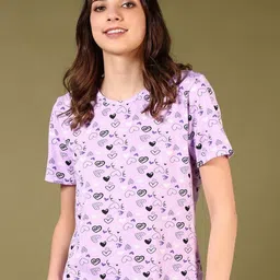 V-Mart Women Floral Printed Pockets T-shirt-image-65