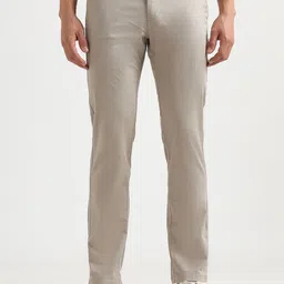 Arrow Sport Men Textured Slim Fit Trousers-picture-33