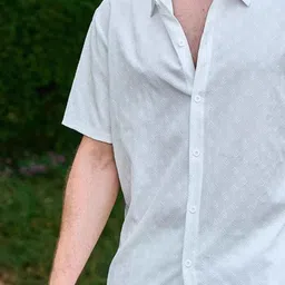 StyleCast x Revolte Men Textured Spread Collar Casual Shirt image 4