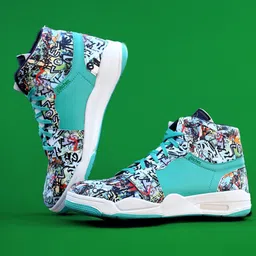 glitchez Men Angry Birds Colourblocked Sneakers-image-60