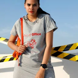 Athena Unapologetic Print T-shirt Dress-image-78