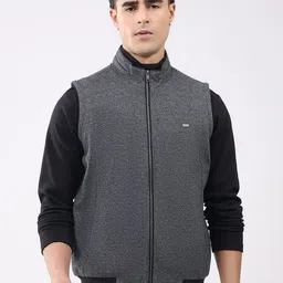 Monte Carlo Men Mock Neck Sleeveless Jacket-picture-24