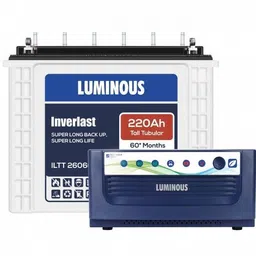 luminous EcoVolt1050+ILTT26060 Tubular Inverter Battery-picture-12