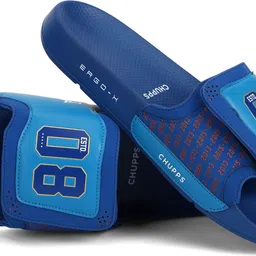 chupps X Mi Legacy Blue Slides Slippers Soft Lightweight Flip Flops For Men Slides-picture-10