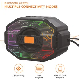 ZWOLLEX Q-TWO Bluetooth 5.3 portable speaker with 36H* backup IPX5 waterproof-4 16 W Bluetooth Soundbar image 4