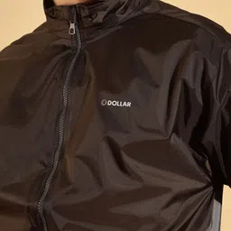 Dollar Lightweight Open Front Colorblock Men Wind Cheater image 4