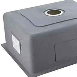 prestige HANDMADE KITCHEN SINK TAP HOLE HANDMADE KITCHEN TAP HOLE SINK 24" X 18" X 10" INCH SINGLE BOWL SOUND-PROOF Vessel Sink image 3