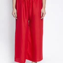 bamboo breeze Women Flared Multicolor Viscose Rayon Trousers image 2