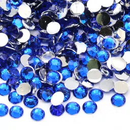 aj fashiion 5MM Round Shape NAVY BLUE Crystal Beads,1500 Pieces, for Art&Craft image 2