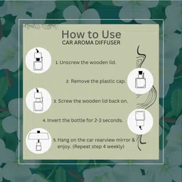 airroma Jasmine Bloom Car Freshener Diffuser, Aroma Oil image 4