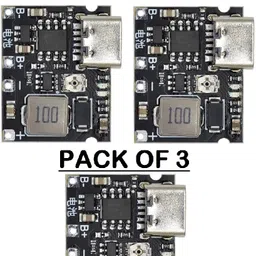 PACK OF 3 3.5V to 5V/9V Lithium Battery 18650 Charge Module Electronic Components Electronic Hobby Kit-image-45