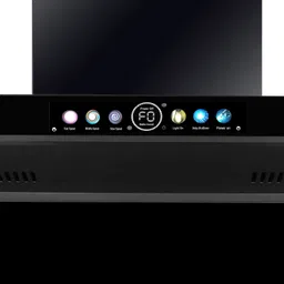 maplin Combo of 4 Burner LPG Cooktop (SC04) and Kitchen Chimney T05 (90cm) Auto Clean Wall Mounted Black 1400 CMH Chimney image 3