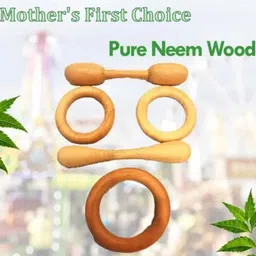 ad fashion hub Natural Neem Wood Teether Avoid Plastic Use Natural Wood Neem Wood No Chemical Teether-picture-16
