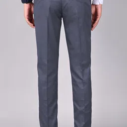 mancrew Men Regular Fit Grey Cotton Blend Trousers image 2