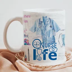 mba gift wala Nurse Life Doctor Printed Cup | Best Gift for Doctors, Premium Quality Ceramic Coffee Mug-picture-15