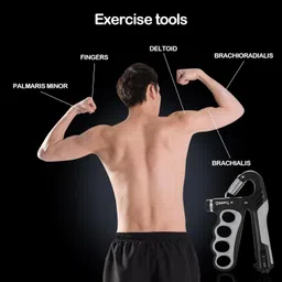 fit 4 heal Hand Grip Strengthener with Counter (5–100kg) – Power Gripper for Men & Women Hand Grip/Fitness Grip image 4