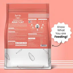 bark out loud Essentials Cat Food - Real Fish, Chicken 2 kg Dry Adult Cat Food image 2