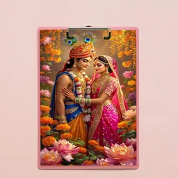 craft advertising Krishna Digital reprint examination pad school collage Size 14x10 inch_05 image 2