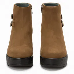 footpedia Everyday Comfort Fashion Ankle Boots with Elegant Detailing Boots For Women image 2