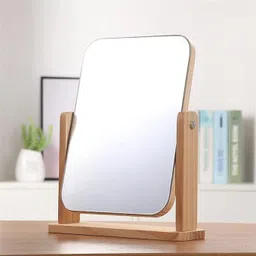 joyansh Standing Mirror, Small Standing Wooden Table Mirror Bathroom Mirror-picture-24