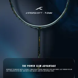 li-ning Hundred Grey Unstrung Badminton Racquet image 3