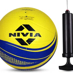 nivia Crater with Pump Volleyball - Size: 4 image 1
