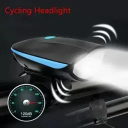 adonyx USB Rechargeable Bike Horn And Light 140 DB with Super Bright Light 3 Mode Bell-picture-24