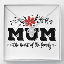 rakva Giftmom Necklace, Bonus Mom mom Mother In Law Wedding Gift From Bride Rhodium Zircon Sterling Silver Pendant Set-picture-11