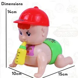 tiny tales Musical Talking Crawling Baby Toy for(IND*32416) Babies Kids image 3