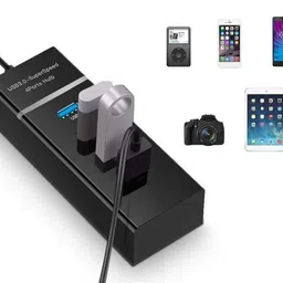 TFG USB HUB 3.0 4 Port USB Hub 3.0 Adapter Cable with 5Gbps Speed 4 Port USB Hub Cabinet-image-0