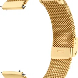 ACM Watch Strap Adjustable Metal for Fastrack Radiant Fx1 Smartwatch Gold 3702138 mm Stainless Steel Watch Strap image 5