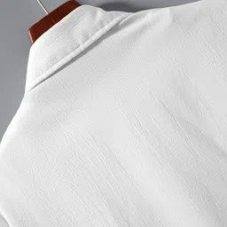 starbazzar Men Top & Shorts Set White Solid image 3