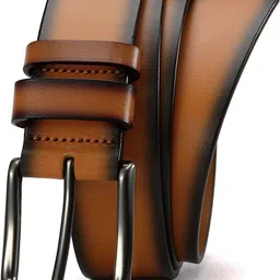 vogard Men Casual, Evening, Formal, Party Tan Artificial Leather Belt-picture-18