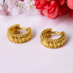 SHREE KRISHNA SHOPPING Gold-Plated Brass Earrings-picture-10