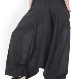 WHITEWHALE Women Loose Fit Pure Cotton Harem Pants image 4