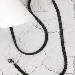 Thrillz Men Stainless Steel Silver-Plated Minimal Chain image 4