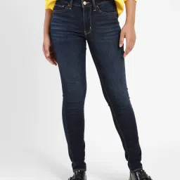 levi's Women's 711 Blue Skinny Fit Mid Rise Jeans-picture-32