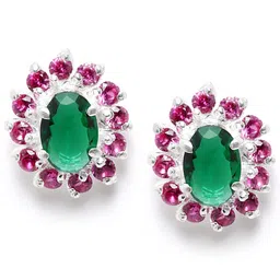 Unniyarcha Oval Studs Stones-Studded Studs image 2