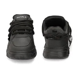 Hundo P Men Solid Leather Regular Sneakers image 3