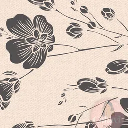 CHHAVI INDIA Beige & Grey Printed Microfiber 210 TC King Bedsheet Set- 2.75m x 2.75 m image 4