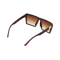 IFLASH Unisex Square Sunglasses with UV Protected Lens LOVE 2387 BROWN image 2