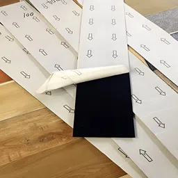 INDIAN ROYALS 6-Pcs Brown Wooden Waterproof Flooring Planks image 2