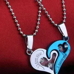 J.S ENTERPRISES Heart Shaped Pendants with Chains image 2