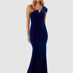 Forever New One Shoulder Velvet Maxi Dress-picture-27